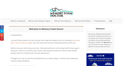 Desktop Screenshot of memoryfoamdoctor.com